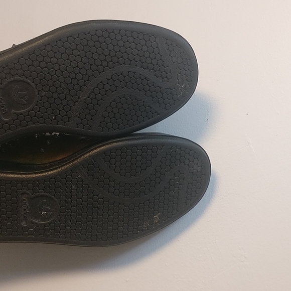 DIESEL x ADIDAS STAN SMITH 100%LEATHER Spooky Spike Goth Rebel Sneaker Antique 9 - Picture 11 of 12